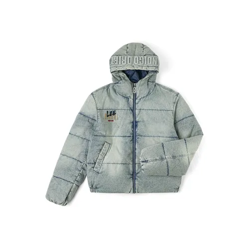 Lee Светло-Синий Мужской Пуховик