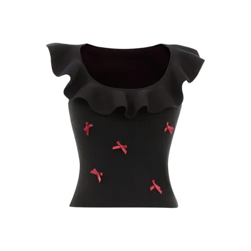 FABRIQUE Черный Женские Слип-платья