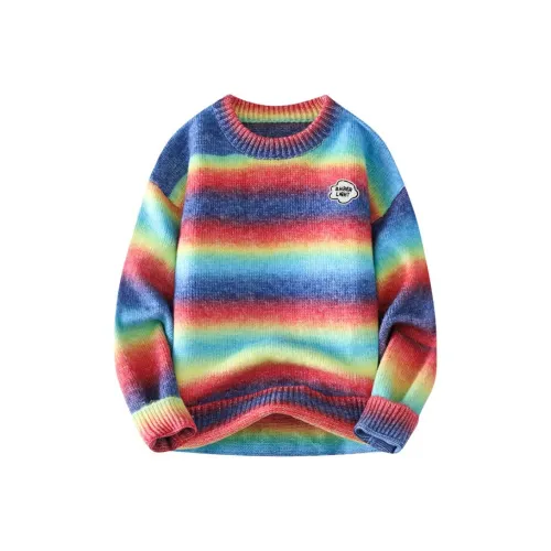 AMBER LIGHT Радужный Мечтательный Унисекс Трикотаж