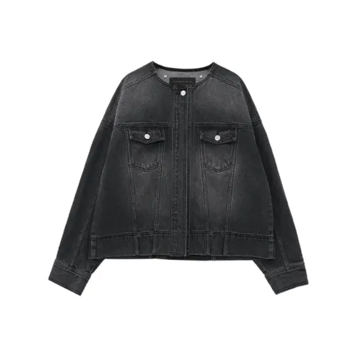 TREEMINGBIRD Одинарная кнопка Деним Комплект Вверх Куртка Куртки и Пальто Женские