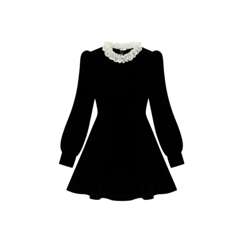 Mochahome Длинное платье с длинными рукавами женское