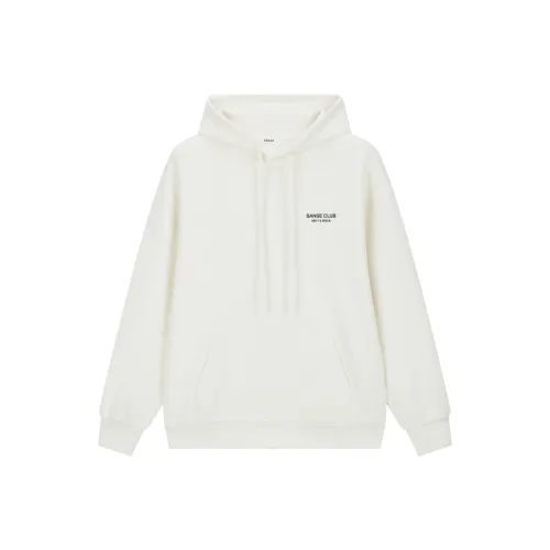 Sanse Белый Унисекс Свитшоты