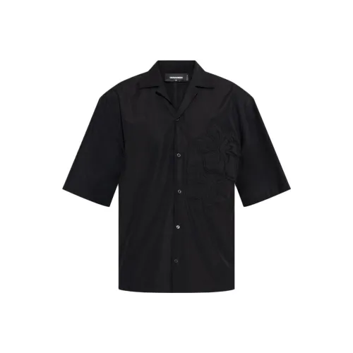 DSQUARED 2 Мужские Черные Рубашки