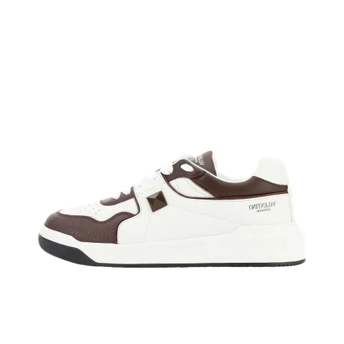 Valentino Низкий Топ Стильный Скейтбординг Мужской Белый Коричневый