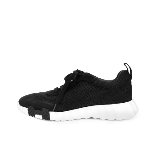 HERMES Bouncing Low Топ Повседневная обувь Женская Черная