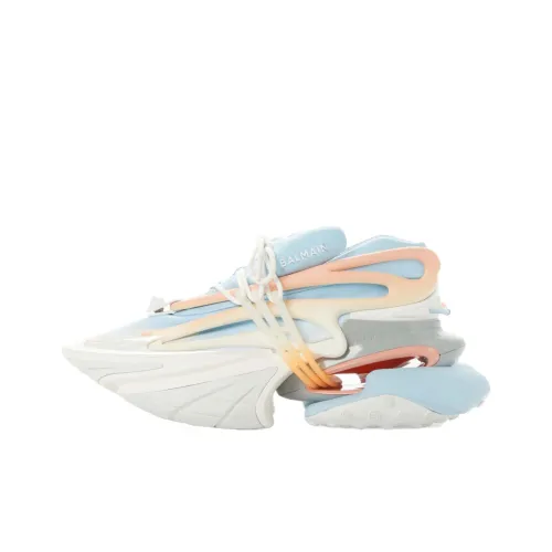 BALMAIN Unicorn Низкий Топ Спортивный Лайфстайл Повседневная Обувь Женская Синяя Белая