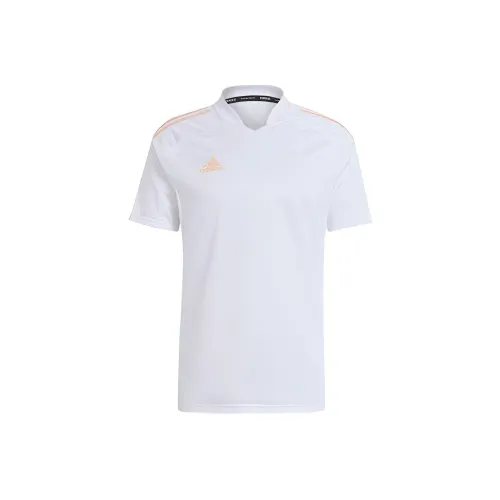 Adidas Condivo 21 PRIMEBLUE Джерси Футбол Джерси Мужской Белый