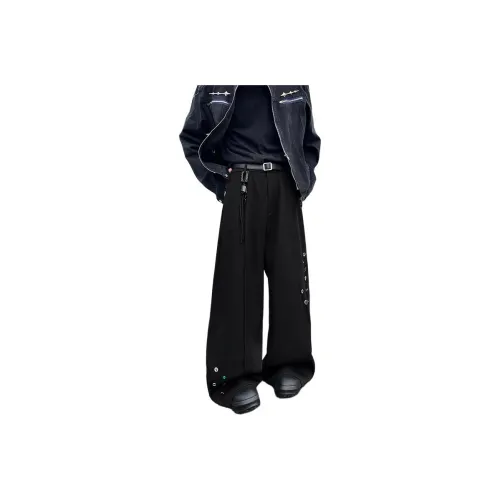 FRLMK Черные Унисекс Повседневные Штаны