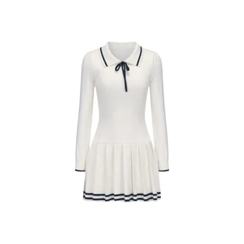 MA JOURNEE Длинное платье с длинными рукавами женское