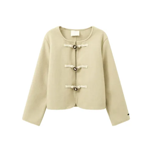 Another Alley Пшеница Абрикос Женское Пальто