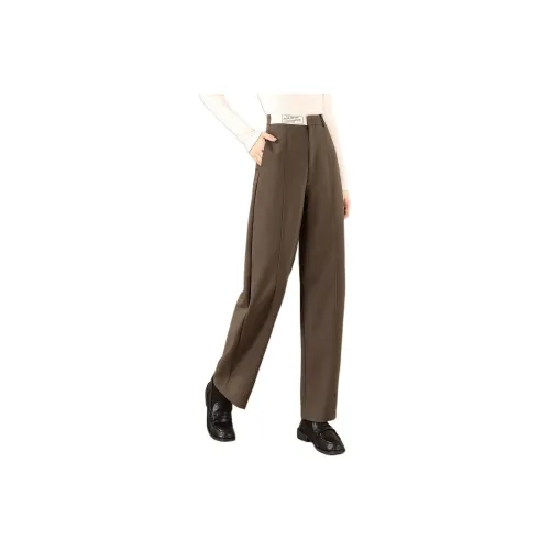 XWI Повседневные брюки Женские Темный кофейный