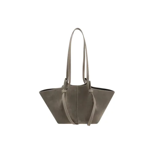 YUZEFI Телячья кожа Сумка через плечо Стандартная Женская Серый