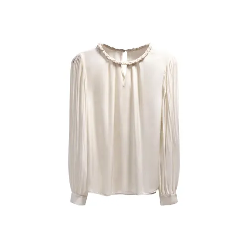 SIBAISHE Абрикос Женские Рубашки