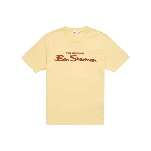 BEN SHERMAN Лимон Мужская T-рубашка