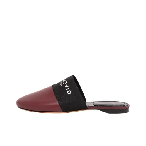 Givenchy Bedford Домашние тапочки Женские Красный Черный