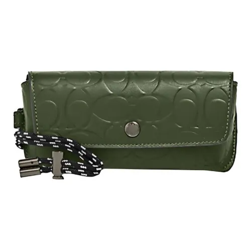 COACH Чехол для очков Зеленый Унисекс