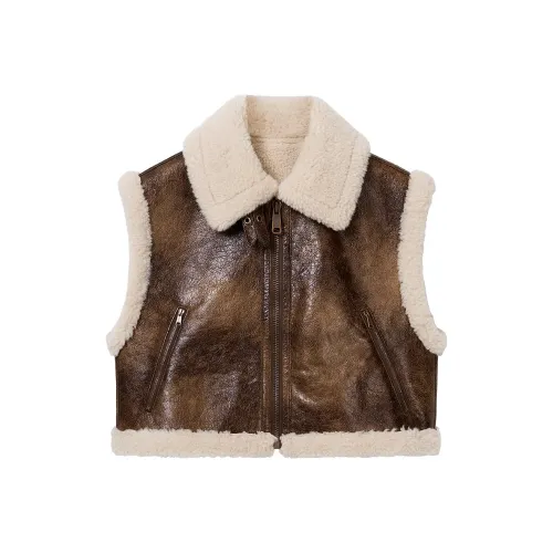 Miss Sixty Кожа Жилет Женские