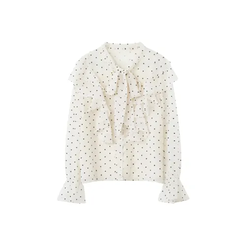 Fish rabbits Абрикос Женские Рубашки