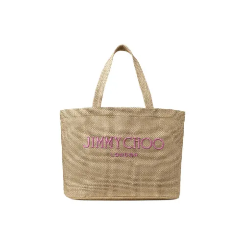 Jimmy Choo Raffia Tote Bag Женская Бежевая