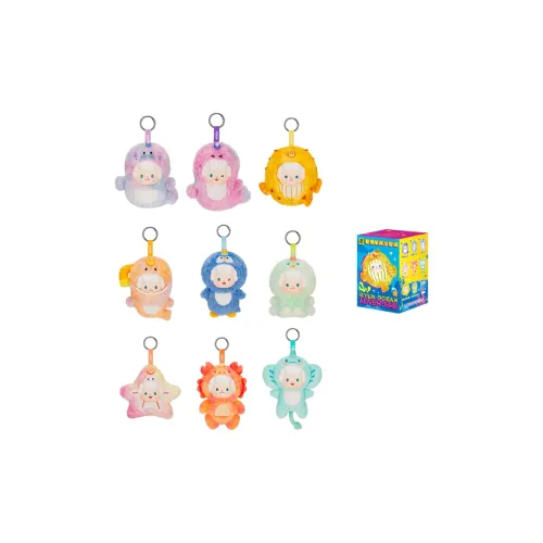 TOP TOY Ocean ADVENTURE Collection Виниловый Плюшевый Кудрявый Слепые Коробки Один Mystery Коробка Целая Коробка 8 шт