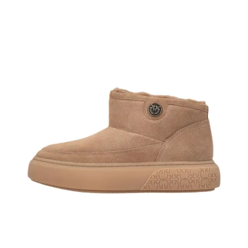 PINKO Love Birds series Короткий сноубутс Женские Коричневый