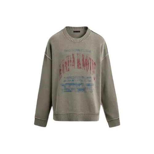 ZARA Серые Мужские Свитера