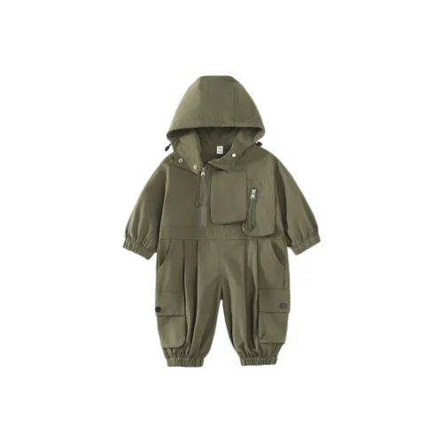 GOYN Армейский зеленый Предшкольные комбинезоны ползунки