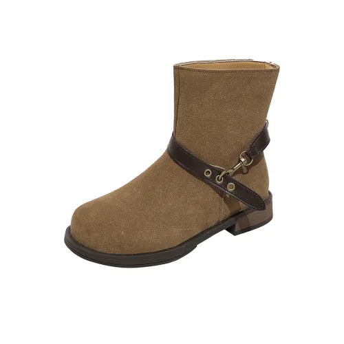 Be Good Винтаж Минималистский стиль Fashion Versatile Casual Martin Boots 3 см Женские