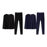 Мужской комплект из 2 предметов (Черный + Темно-синий)