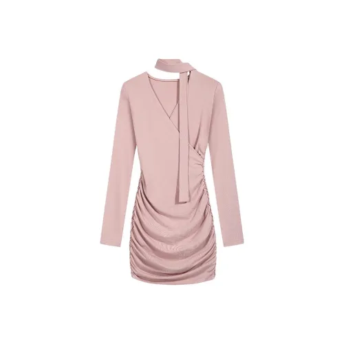 COVER TIME Длинное платье с длинными рукавами женское