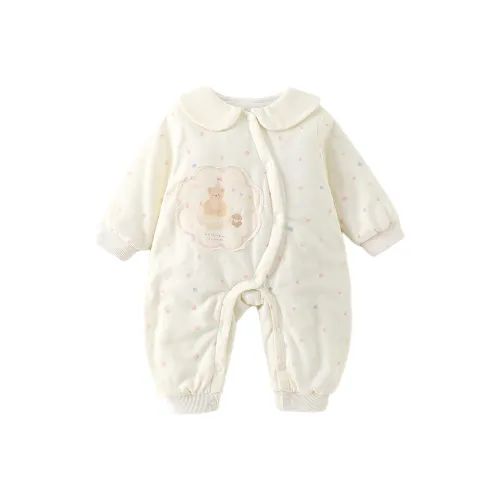 XiaoJinBu Экрю Малыш Комбинезоны Ползунки
