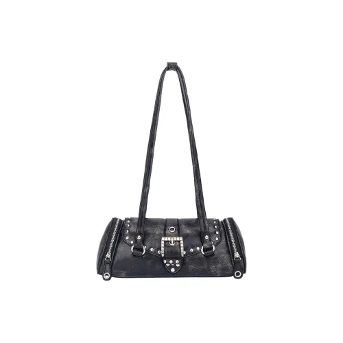 Younger Song ПУ (полиуретан) Сумка через плечо Стандартная Женская Черная