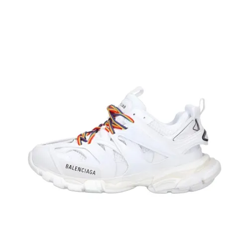Balenciaga Track Low Top Толстая подошва Кроссовки Мужские Белые