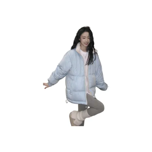 AHRTB Синий Абрикос Женский Пуховик