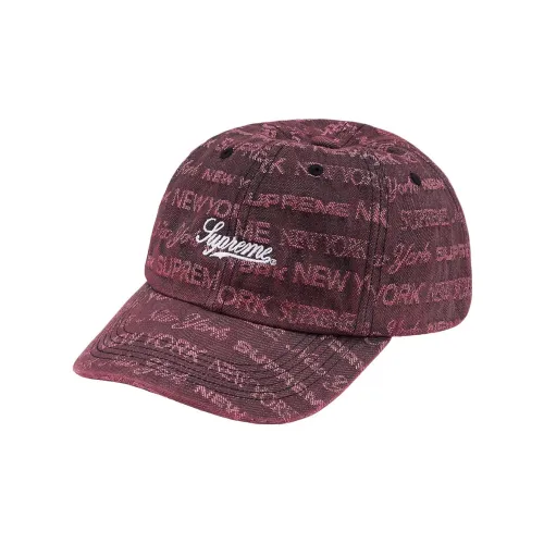 Supreme 100% хлопок Кепки Унисекс Фиолетовый Черный Коричневый Синий
