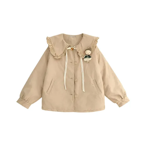 BIFH Хаки с Кукла Женские пуховики