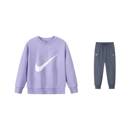 nike Гортензия Фиолетовый Kids Повседневная Спортивная Одежда