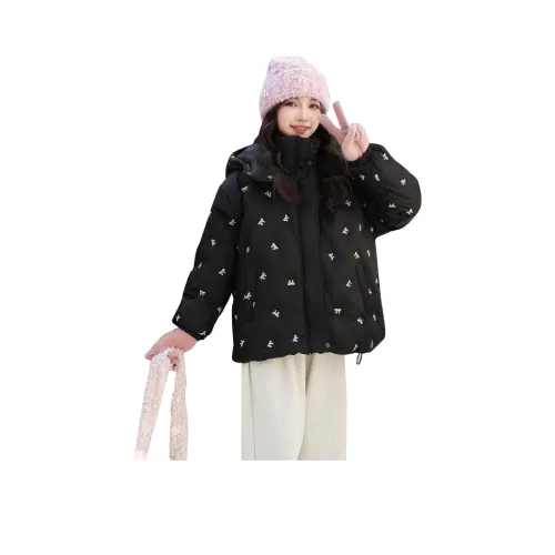 MUMUWU HOUSE Черный Kids Пуховики