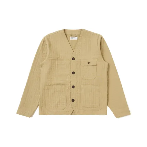 Universal Works Песочный Rahim Хлопок Cabin Куртка Куртки Пальто Мужской