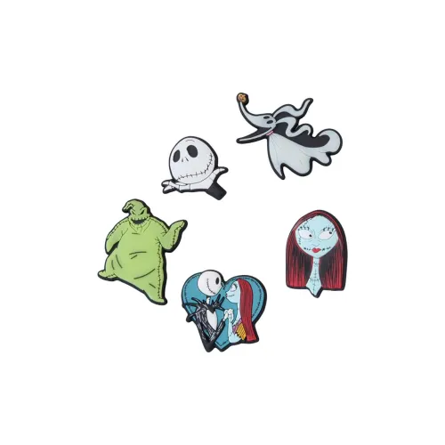 Crocs ПВХ Аксессуары для обуви Унисекс Рождество Nightmare Пять Штук Набор