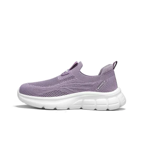 Warrior Shock Absorbers Устойчивые к истиранию противоскользящие низкие повседневные туфли для женщин фиолетовые