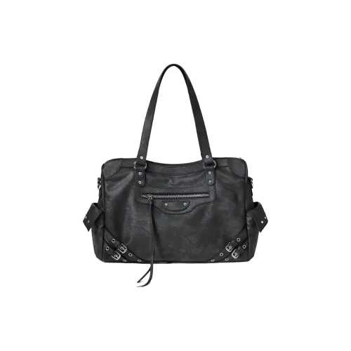 Younger Song ПУ (полиуретан) Сумка через плечо Женская Черная Хаки