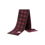 Темно-красный в клетку