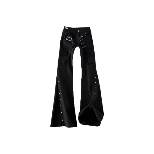 W9H2 Черный Унисекс Джинсы