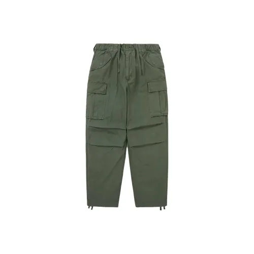 Thisisneverthat FW25 Overdyed CarGo Pant Оливково-зеленые карго брюки унисекс