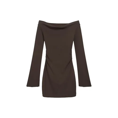 COVER TIME Длинное платье с длинными рукавами женское