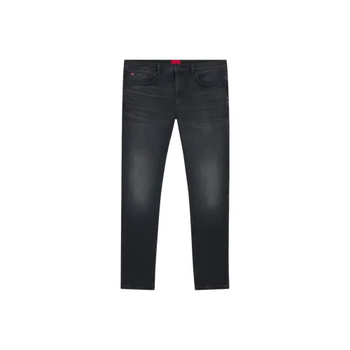 Hugo Boss Серый Синий Мужские Джинсы