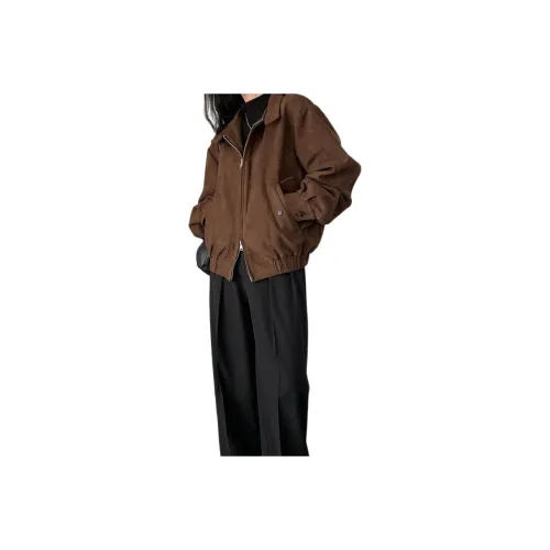 Amyway Коричневый Внутренний Женский Короткий Пальто