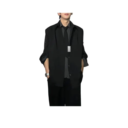 Kangaroo Черная Унисекс Рубашка