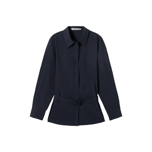DIALOGUE Темно-синие женские рубашки
